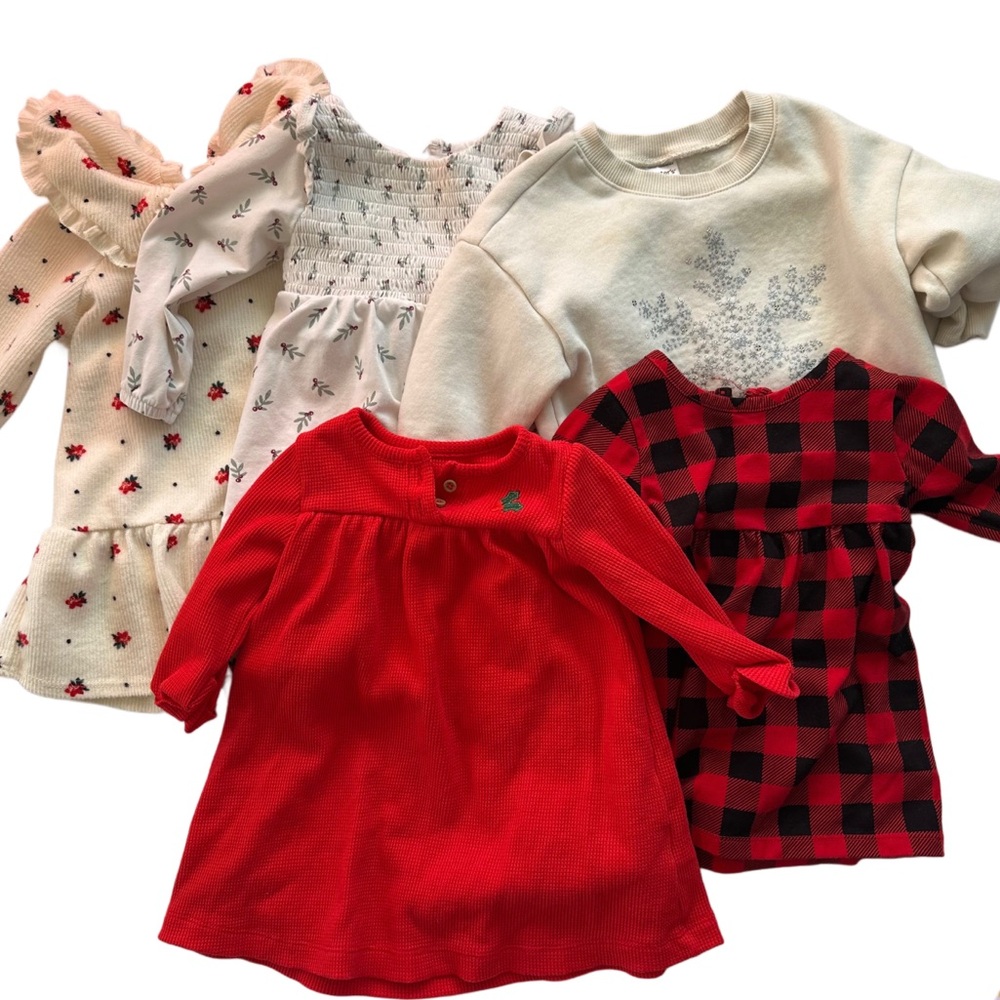 Baby Girl Christmas Bundle Lot 9-12M - 16 pieces - Picture 13 of 17
